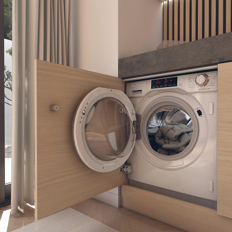 Hoover H-Wash 300 9KG 1400RPM Built-In Washing Machine - White | HBW 49TAMEJ-80