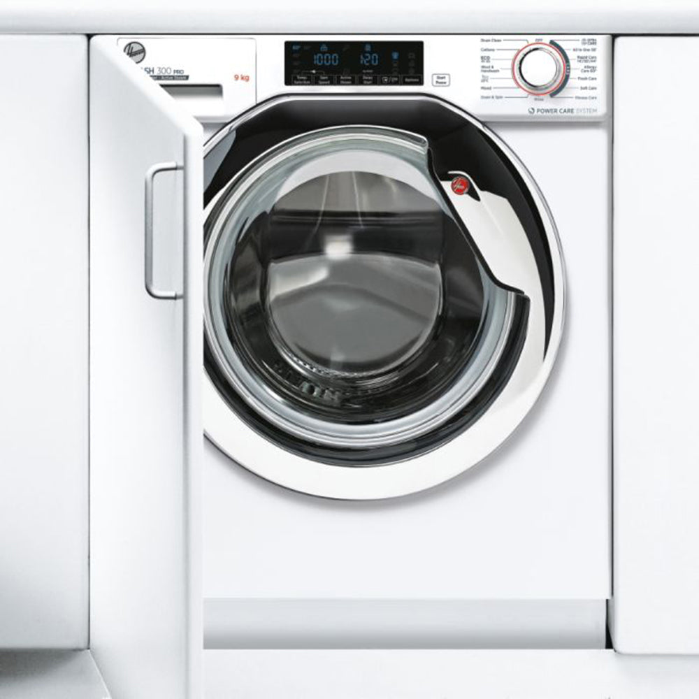 Hoover H-Wash 300 Pro 9KG 1600RPM Built-In Washing Machine - White | HBWOS69TAMCET-80 from Hoover - DID Electrical