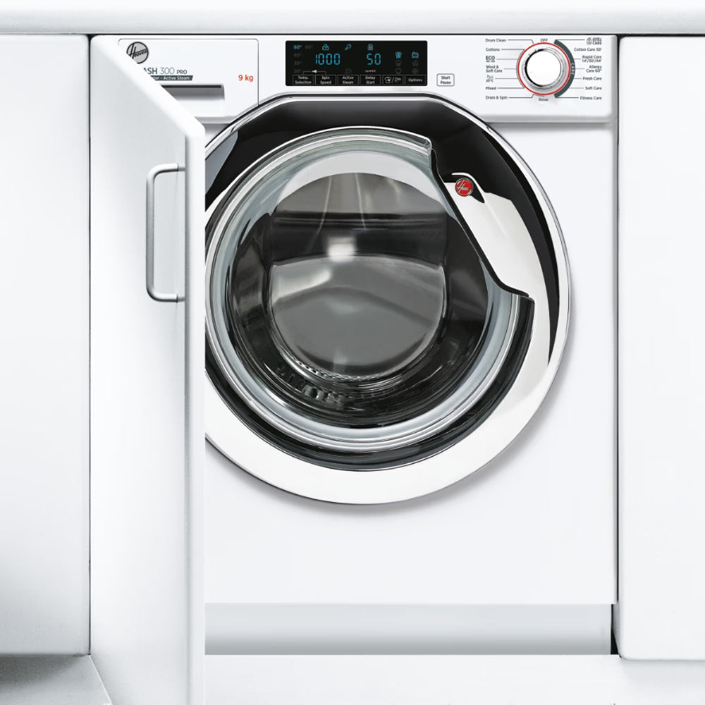 Hoover 9KG 1600RPM Integrated Washing Machine - White | HBWOS 69TMCE-80 from Hoover - DID Electrical
