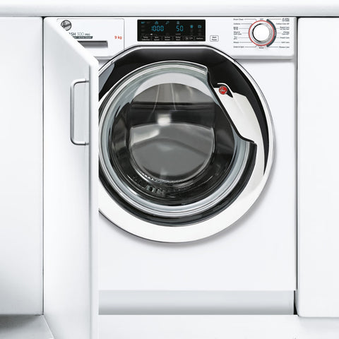 Hoover 9KG 1600RPM Integrated Washing Machine - White | HBWOS 69TMCE-80