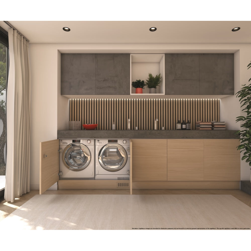 Hoover 9KG 1600RPM Integrated Washing Machine - White | HBWOS 69TMCE-80 from Hoover - DID Electrical