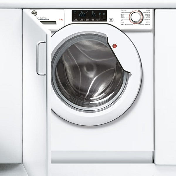 Hoover 9KG 1600RPM Integrated Washing Machine - White | HBWOS69TMET-80 from Hoover - DID Electrical