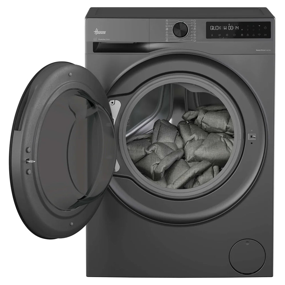 Hoover Pro Wash & Dry Series 3 9KG/6KG 1400RPM Freestanding Washer Dryer - Polar Night Grey | HBWR 496B8G-80 from Hoover - DID Electrical