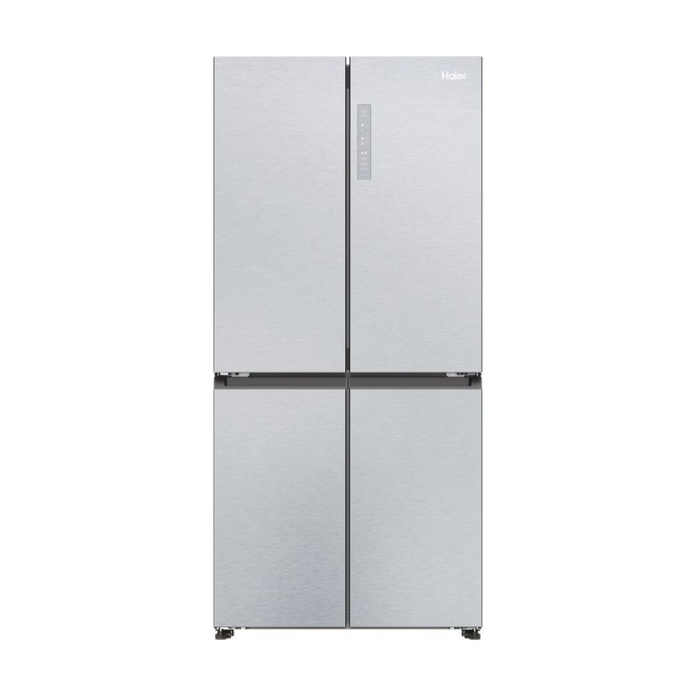 Haier Cube 83 Series 3 467L Frost Free Freestanding Multi Door Fridge Freezer - Gentle Silver | HCR3818ENMG(UK) from Haier - DID Electrical ()