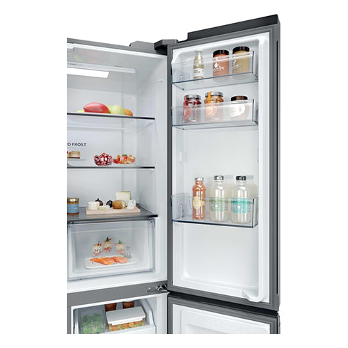 Haier Cube 90 3 651L Frost Free Multi-door Fridge Freezer - Slate Black | HCR39F19ENPT from Haier - DID Electrical