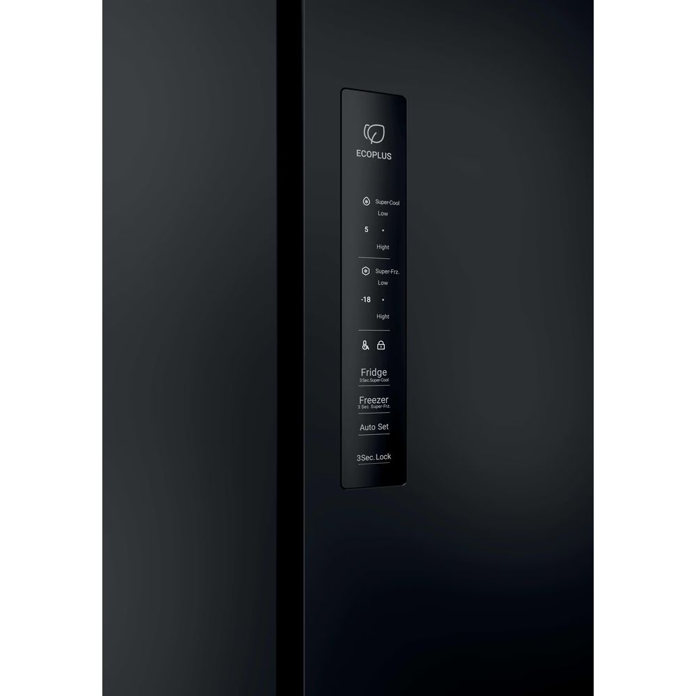 Haier Cube 90 3 651L Frost Free Multi-door Fridge Freezer - Slate Black | HCR39F19ENPT from Haier - DID Electrical