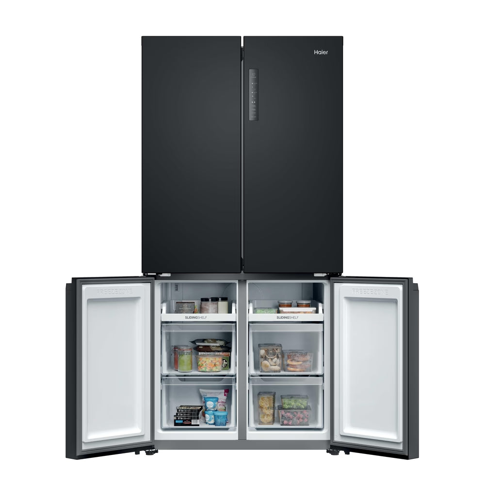 Haier Cube 90 3 651L Frost Free Multi-door Fridge Freezer - Slate Black | HCR39F19ENPT from Haier - DID Electrical