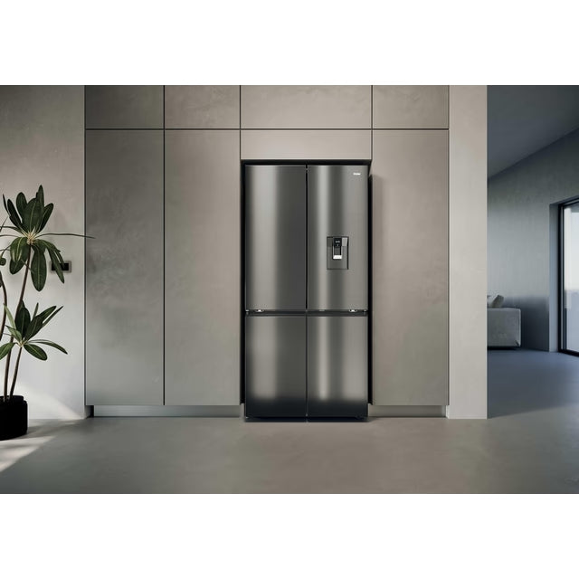 Haier Cube 90 Series 7 679L Frost Free Multi Door Fridge Freezer - Stainless Steel Inox | HCW79F19EHSB