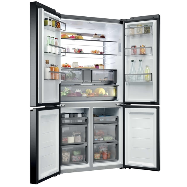 Haier Cube 90 Series 7 679L Frost Free Multi Door Fridge Freezer - Stainless Steel Inox | HCW79F19EHSB
