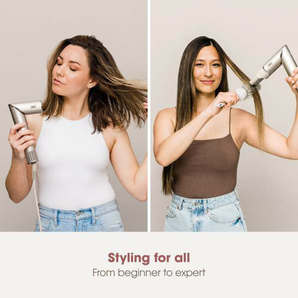 Shark FlexStyle 5-in-1 Air Styler & Hair Dryer with Storage Case - Stone | HD446SLUK from Shark - DID Electrical