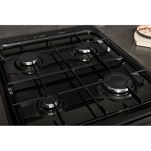 Hotpoint 50CM Freestanding Gas Double Cooker - Black | HD5G00KCB/UK from Hotpoint - DID Electrical