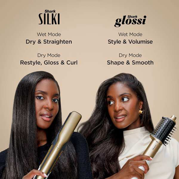 Shark Glam Multi-Styler and Dryer - Gold | HD6041SUK from Shark - DID Electrical