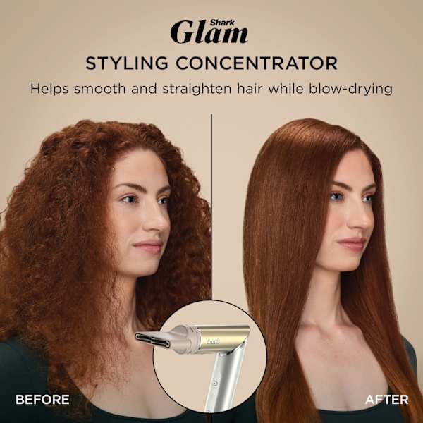 Shark Glam Multi-Styler and Dryer - Gold | HD6041SUK from Shark - DID Electrical
