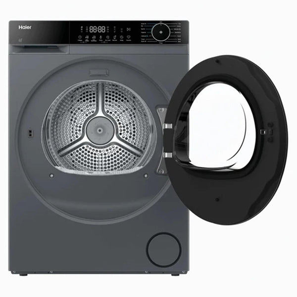 Haier X5 8KG Freestanding Heat Pump Tumble Dryer - Anthracite | HD80-D357GU1-UK from Haier - DID Electrical