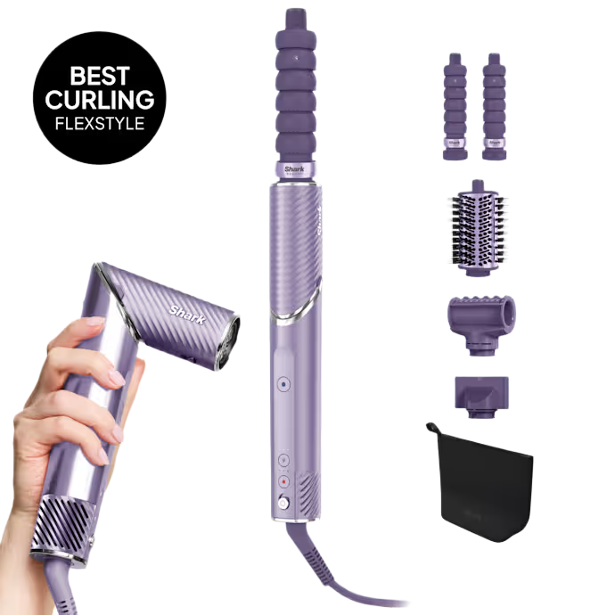 Shark FlexStyle IonCurl 4-in-1 Air Styler & Hair Dryer - Lilac | HD840UKPU