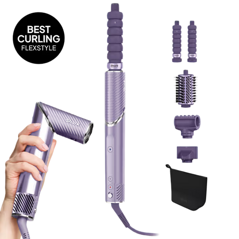 Shark FlexStyle IonCurl 4-in-1 Air Styler & Hair Dryer - Lilac | HD840UKPU