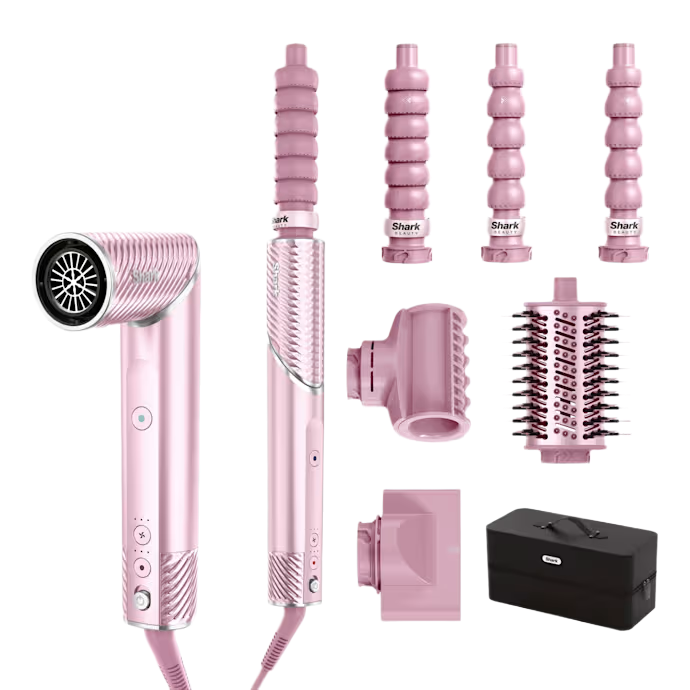 Shark FlexStyle IonCurl 4-in-1 Air Styler & Hair Dryer - Pink | HD850UKPK