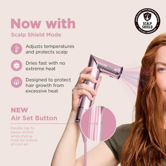 Shark FlexStyle IonCurl 4-in-1 Air Styler & Hair Dryer - Pink | HD850UKPK