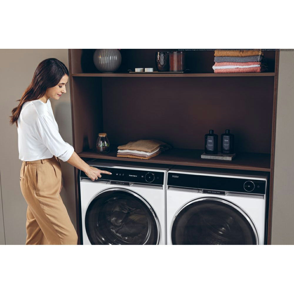 Haier X Series 11 9KG Freestanding Heat Pump Tumble Dryer - White | HD90-A3Q397U1-UK from Haier - DID Electrical