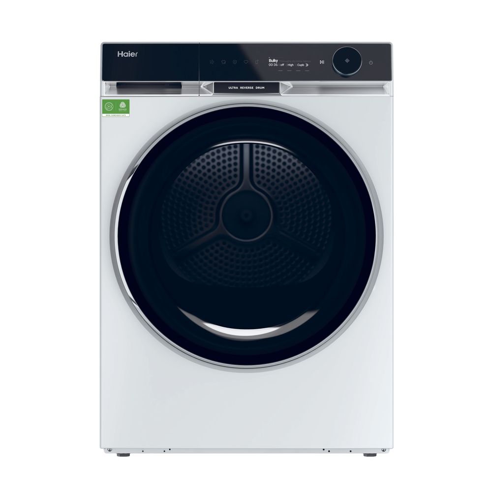 Haier X Series 11 9KG Freestanding Heat Pump Tumble Dryer - White | HD90-A3Q397U1-UK from Haier - DID Electrical