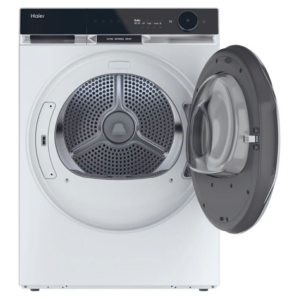 Haier X Series 11 9KG Freestanding Heat Pump Tumble Dryer - White | HD90-A3Q397U1-UK from Haier - DID Electrical