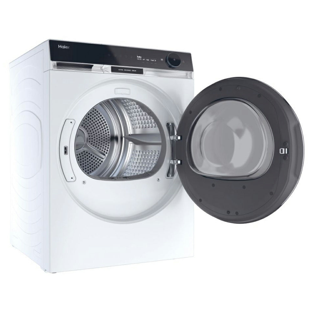 Haier X Series 11 9KG Freestanding Heat Pump Tumble Dryer - White | HD90-A3Q397U1-UK from Haier - DID Electrical