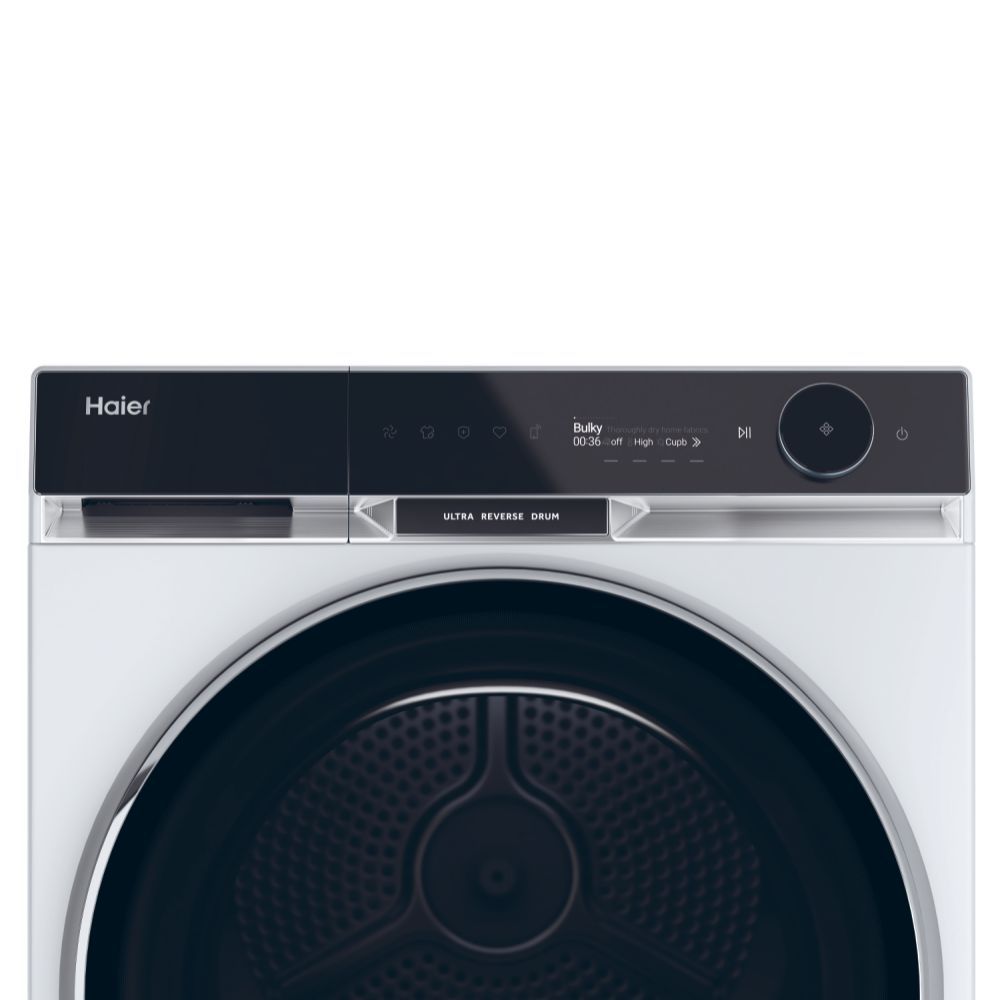 Haier X Series 11 9KG Freestanding Heat Pump Tumble Dryer - White | HD90-A3Q397U1-UK from Haier - DID Electrical