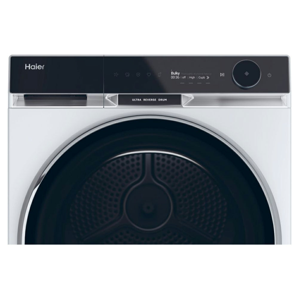 Haier X Series 11 9KG Freestanding Heat Pump Tumble Dryer - White | HD90-A3Q397U1-UK from Haier - DID Electrical