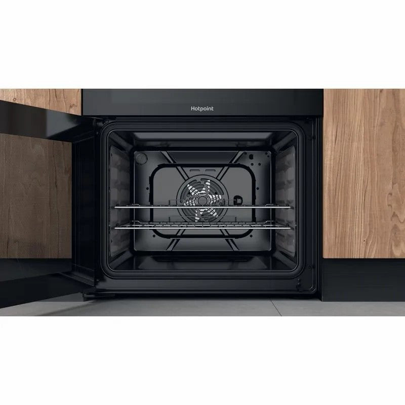 Hotpoint 60cm Freestanding Electric Double Cooker - Black | HDM67V9HCB from Hotpoint - DID Electrical