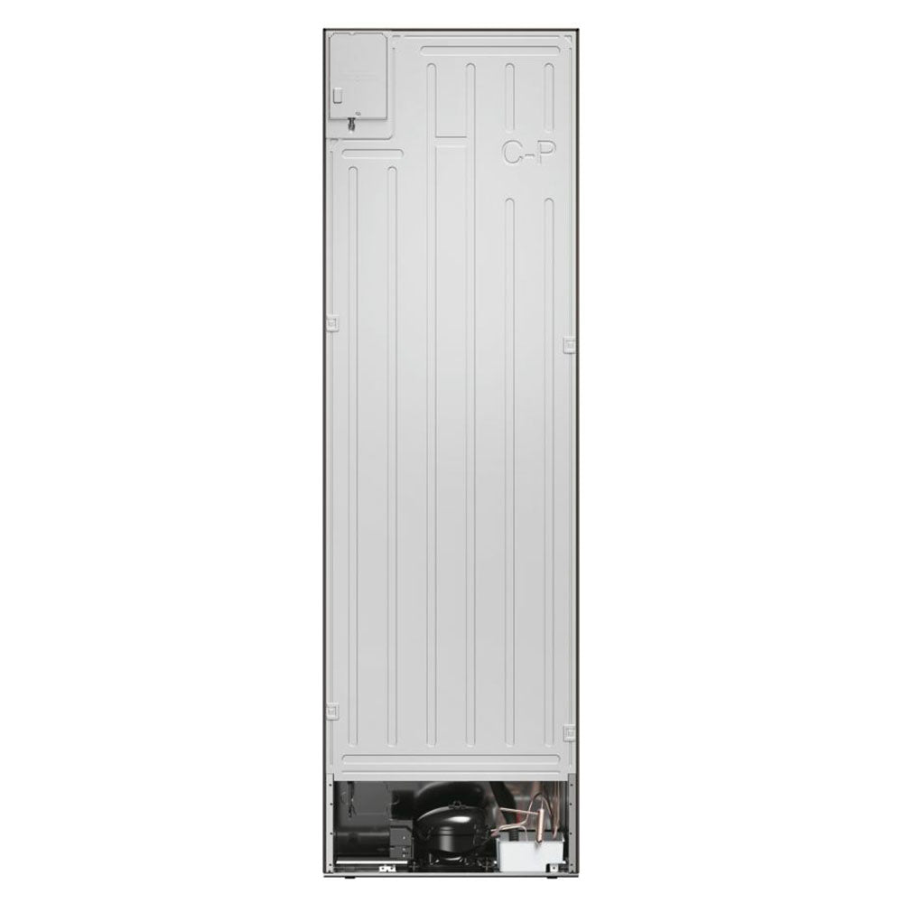 Haier 377L  2D 60 Series 3 No Frost Freestanding Fridge Freezer - Black | HDW3620DNPD from Haier - DID Electrical