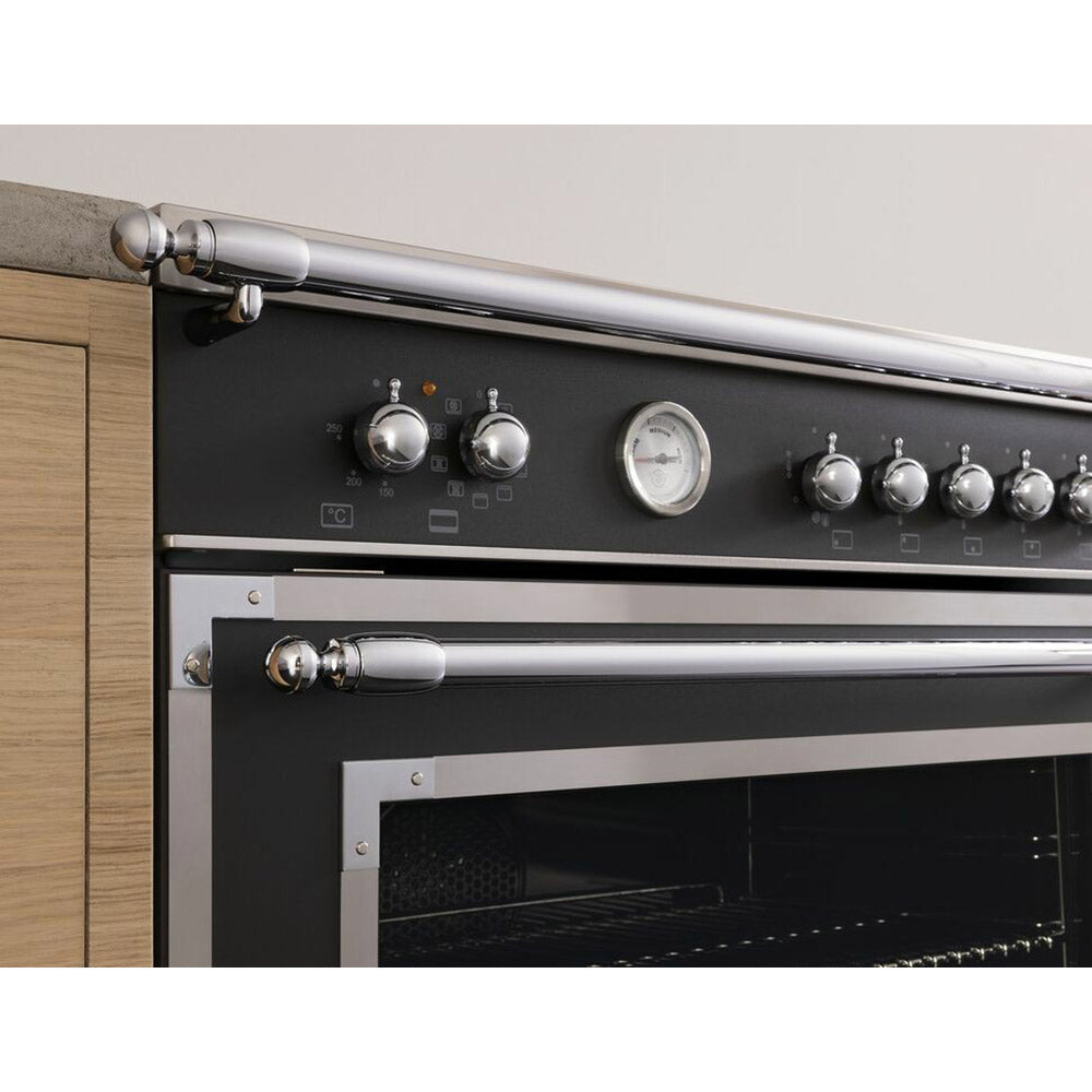 Bertazzoni Heritage 100cm Induction Top Electric Range Cooker - Nero Matt | HER105I2ENET from Bertazzoni - DID Electrical