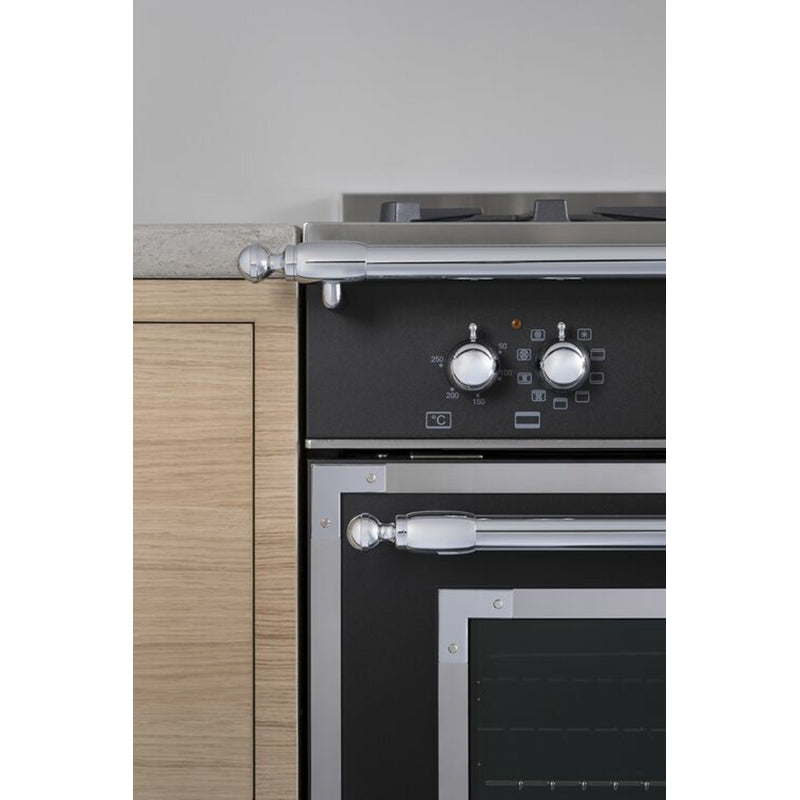 Bertazzoni Heritage 100cm Induction Top Electric Range Cooker - Nero Matt | HER105I2ENET from Bertazzoni - DID Electrical