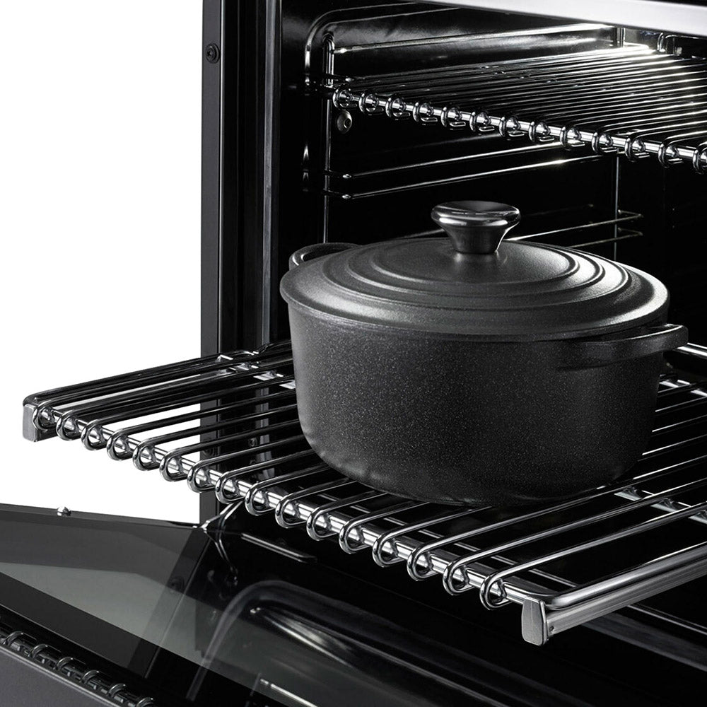 Bertazzoni Heritage 100cm Dual Fuel Range Cooker - Nero Matt | HER106L3ENET from Bertazzoni - DID Electrical