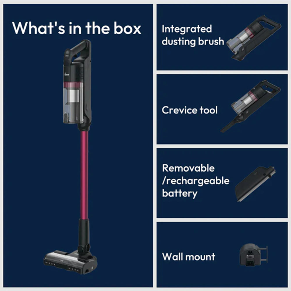 Hoover HF1 MAX Bagless Cordless Vacuum Cleaner - Magenta | HF1M10H from Hoover - DID Electrical