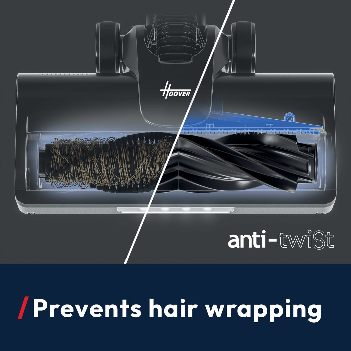 Hoover HF1+ Home Cordless Vacuum Cleaner with Anti Hair Wrap - Black Magenta | HF1P10H from Hoover - DID Electrical