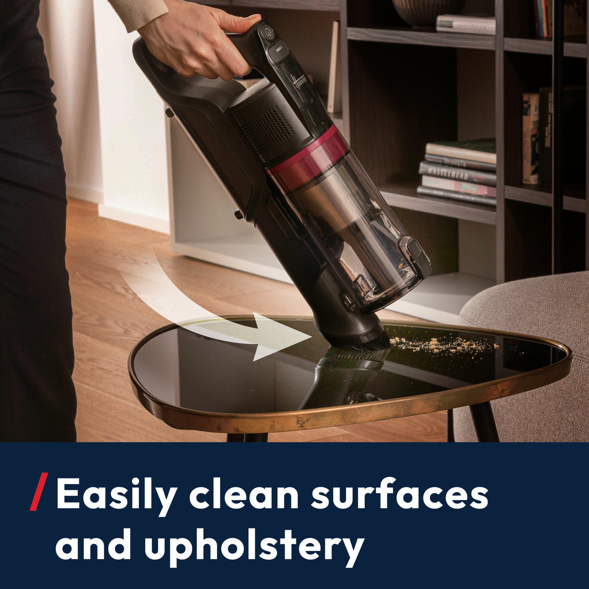 Hoover HF1+ Home Cordless Vacuum Cleaner with Anti Hair Wrap - Black Magenta | HF1P10H from Hoover - DID Electrical