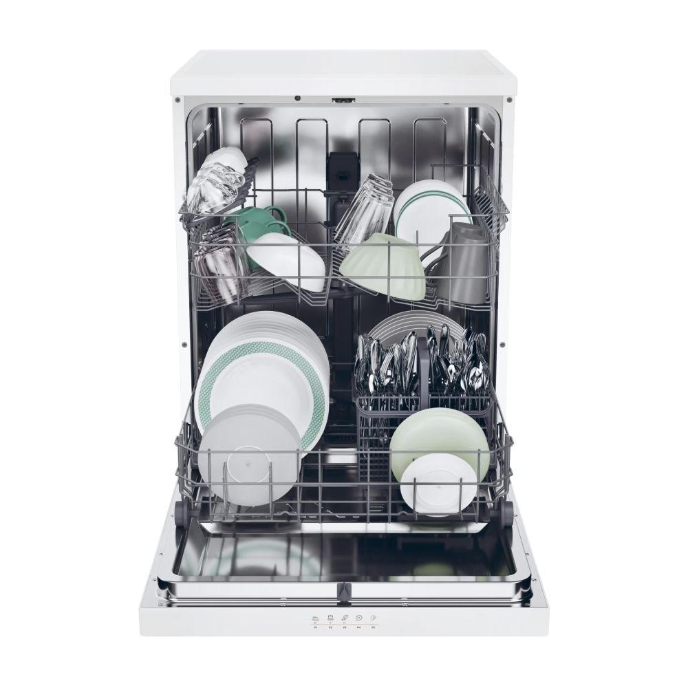 Hoover H-Dish 300 60CM Freestanding Standard Dishwasher - White | HF 3C7L0W-80 from Hoover - DID Electrical