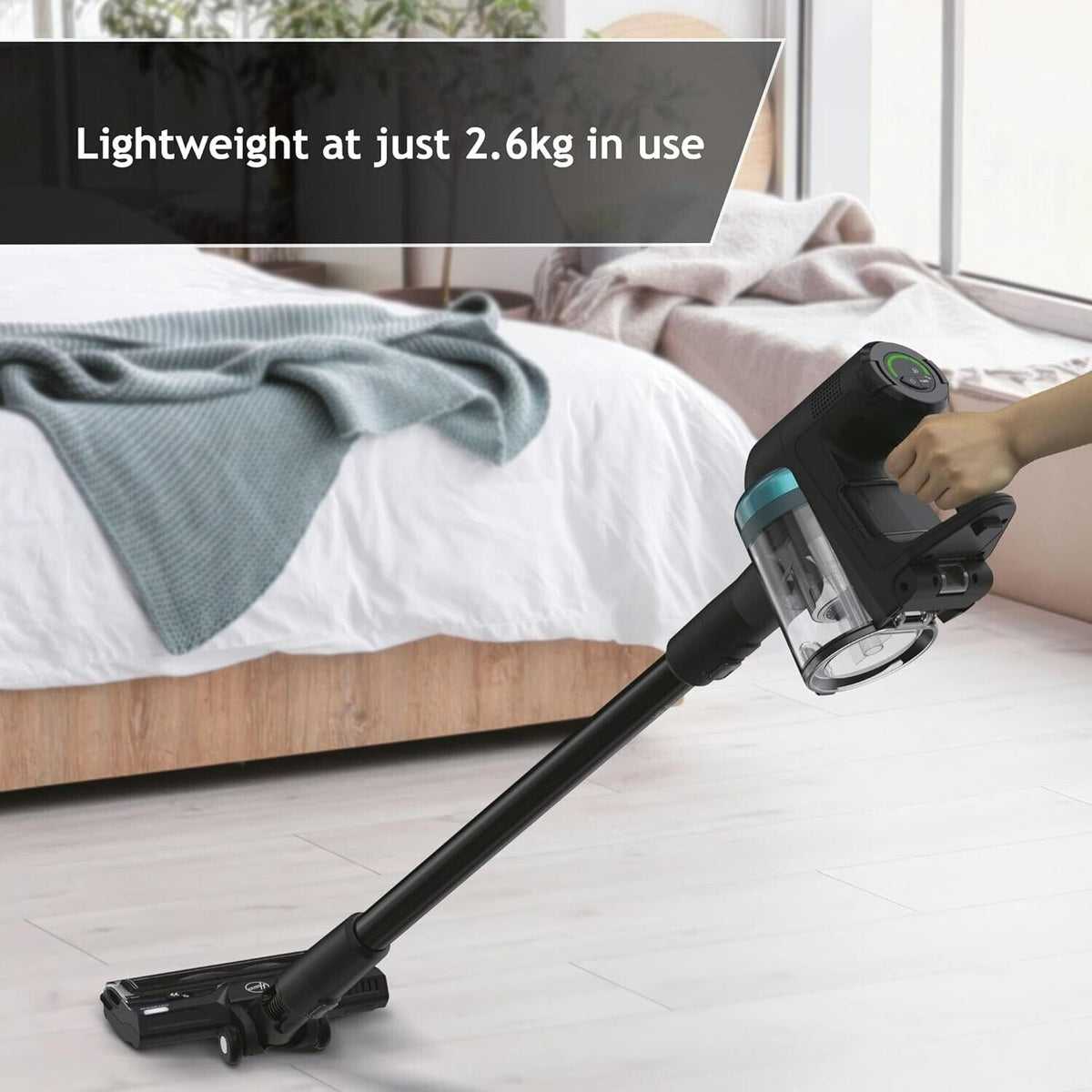 Hoover  0.7L Cordless Electric Broom - Ocean Blue Green | HF410P from Hoover - DID Electrical