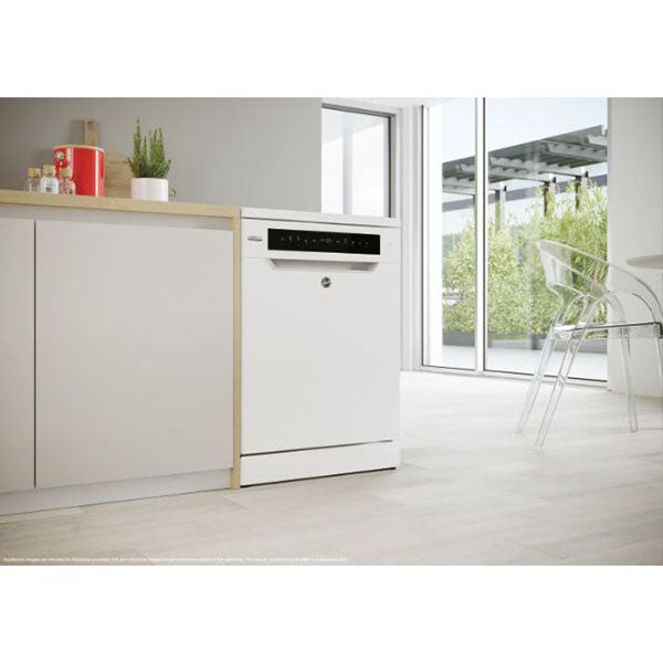 Hoover H-DISH 500 15 Place Settings Freestanding Standard Dishwasher - White | HF 5C7F0W-80 from Hoover - DID Electrical