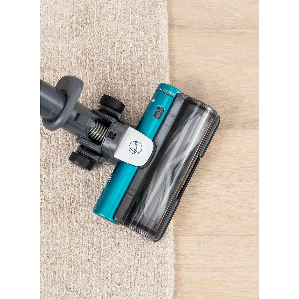 Hoover 0.7L HF9 Anti-Twist Cordless Pet Vacuum Cleaner - Grey &amp; Turquoise | HF910P from Hoover - DID Electrical