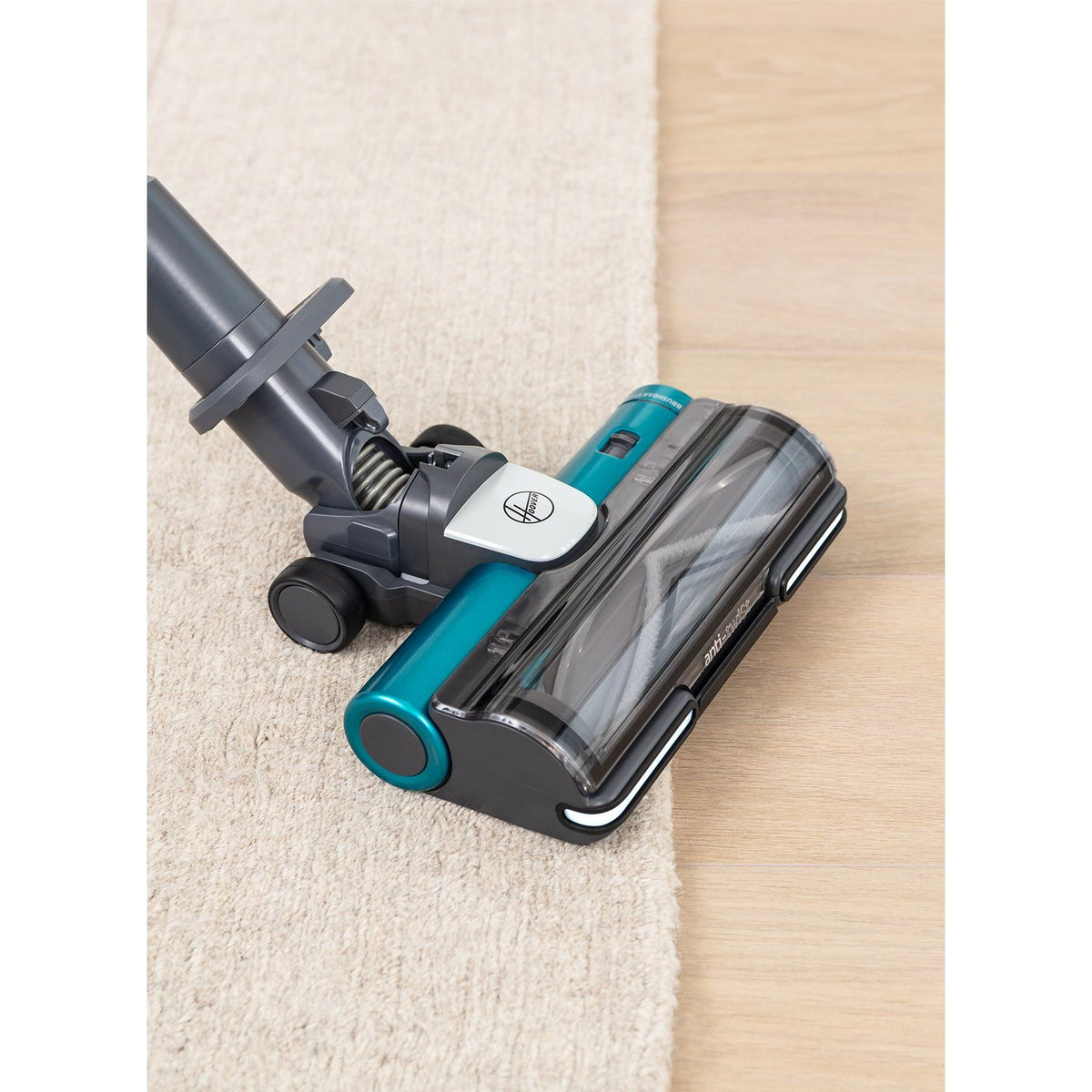Hoover 0.7L HF9 Anti-Twist Cordless Pet Vacuum Cleaner - Grey &amp; Turquoise | HF910P from Hoover - DID Electrical