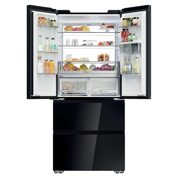 Haier FD 83 Series 7 466L Frost Free Multi-Door Fridge Freezer - Black | HFKR7819DWGBUK from Haier - DID Electrical