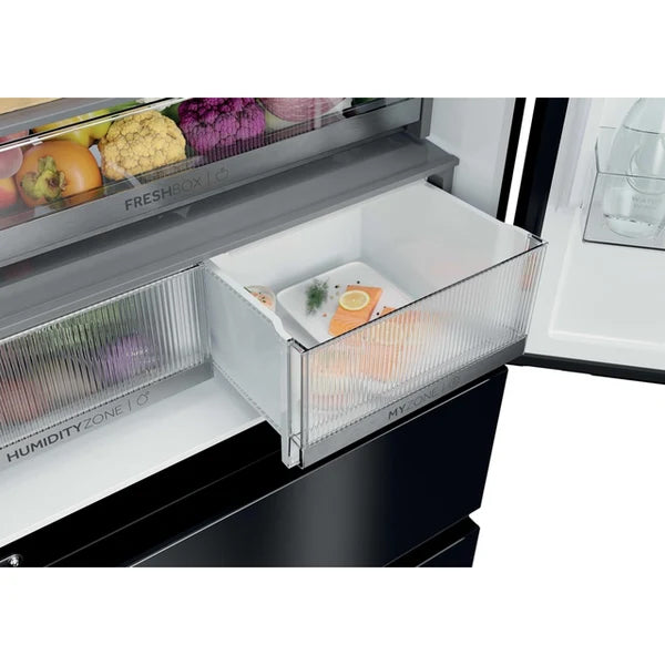 Haier FD 83 Series 7 466L Frost Free Multi-Door Fridge Freezer - Black | HFKR7819DWGBUK from Haier - DID Electrical