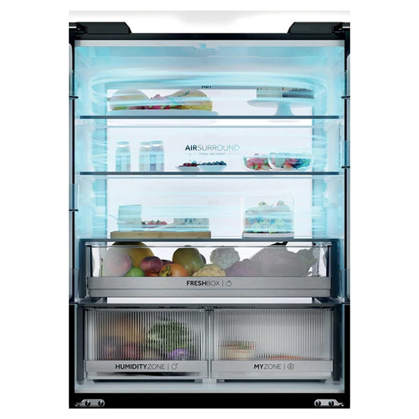 Haier FD 83 Series 7 466L Frost Free Multi-Door Fridge Freezer - Black | HFKR7819DWGBUK from Haier - DID Electrical