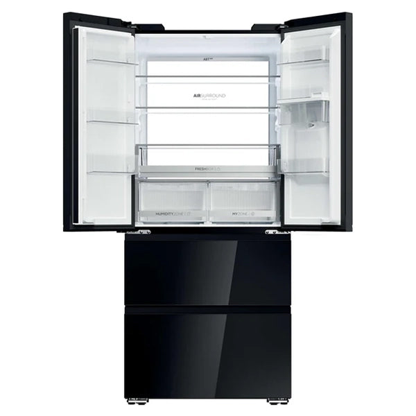 Haier FD 83 Series 7 466L Frost Free Multi-Door Fridge Freezer - Black | HFKR7819DWGBUK from Haier - DID Electrical