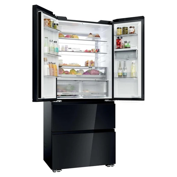 Haier FD 83 Series 7 466L Frost Free Multi-Door Fridge Freezer - Black | HFKR7819DWGBUK from Haier - DID Electrical