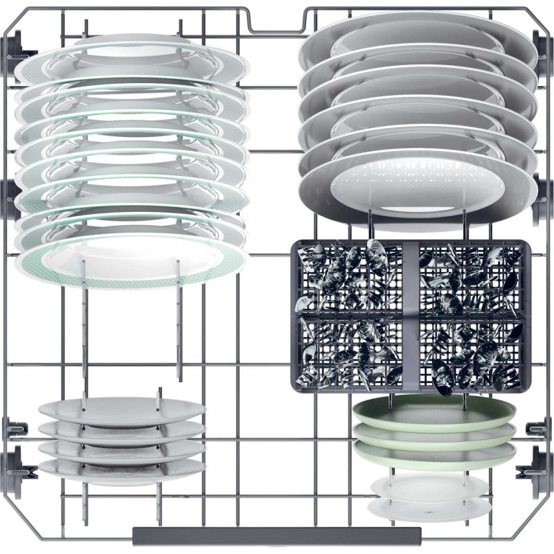 Hoover H-DISH 300 Lite 60CM Freestanding Standard Dishwasher - Anthracite | HFP 4C7E0A-80