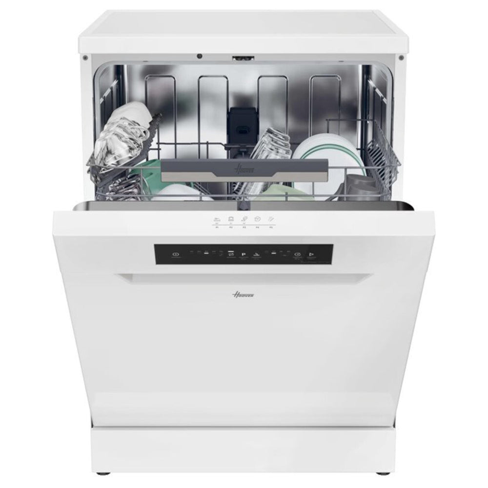 Hoover 60CM Freestanding Standard Dishwasher - White | HFP 4C7E0W-80 from Hoover - DID Electrical