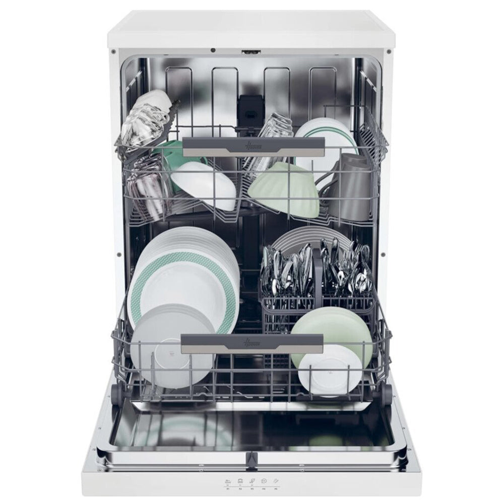 Hoover 60CM Freestanding Standard Dishwasher - White | HFP 4C7E0W-80 from Hoover - DID Electrical