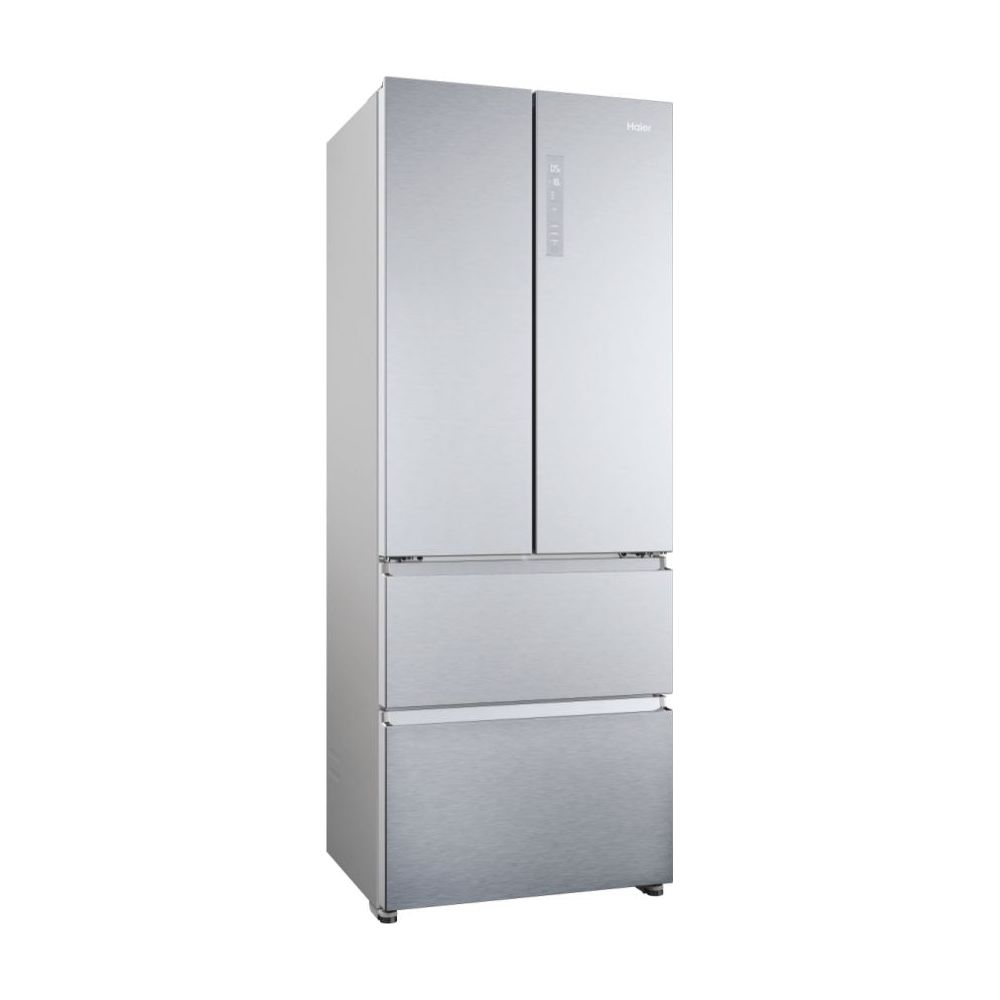 Haier FD 70 Series 5 446L No Frost Multi Door Freestanding Fridge Freezer - Platinum Inox | HFR5719ENMG from Haier - DID Electrical